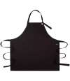 DE142 DP145 Dennys Canvas Apron with Metal Eyelets Black colour image